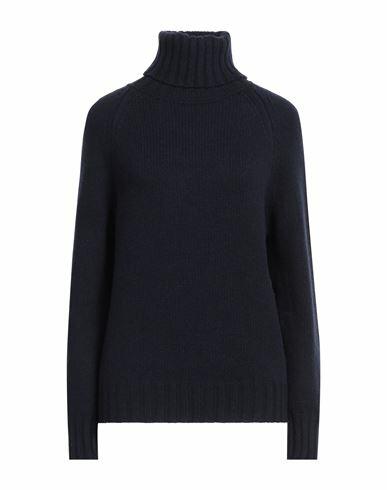 Aragona Woman Turtleneck Midnight blue Cashmere Cover