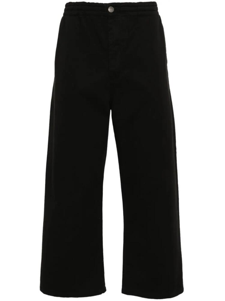 Société Anonyme logo-embroidered straight trousers - Black Cover