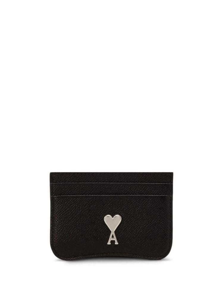 AMI Paris Paris Paris leather cardholder - Black Cover