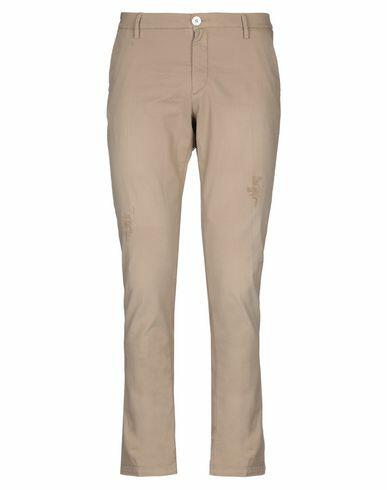 Aglini Man Pants Beige Cotton, Elastane Cover