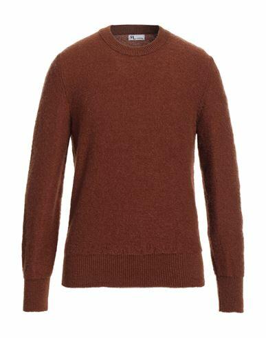 Doppiaa Man Sweater Brown Mohair wool, Polyamide, Wool Cover