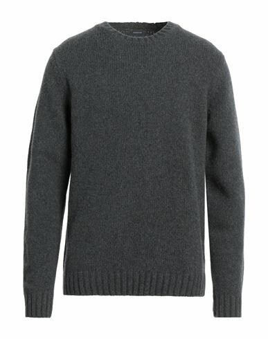 Rossopuro Man Sweater Grey Wool, Cashmere Cover