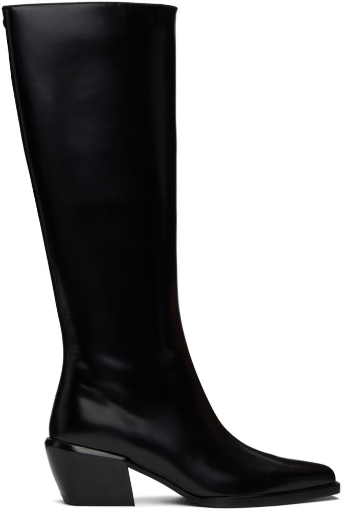 rag & bone Black Joni Knee High Tall Boots Cover