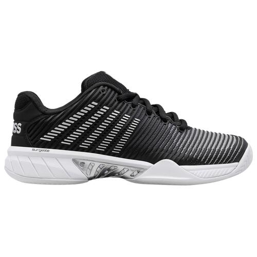 K-Swiss Hypercourt Express 2 - Womens Tennis Shoes Black/White/Silver Cover