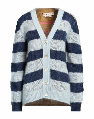 Marni Woman Cardigan Sky blue Mohair wool, Polyamide, Virgin Wool Cover