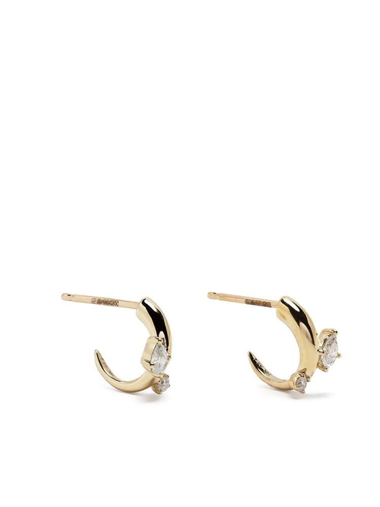 Adina Reyter 14kt yellow gold Premier Amigos hoop earrings Cover