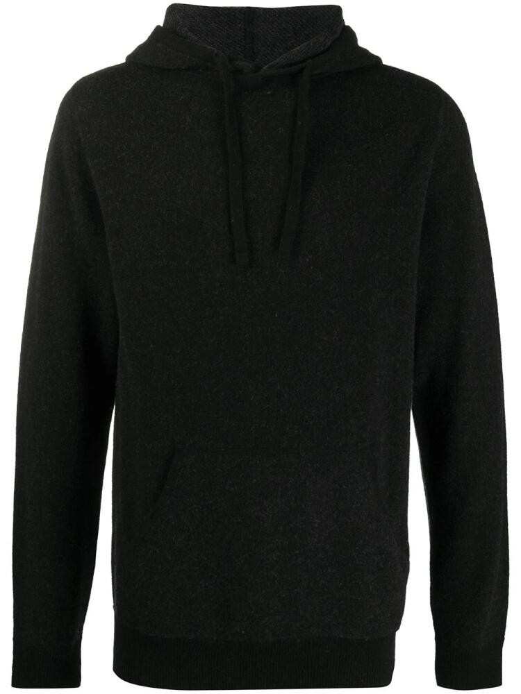 ASPESI fine knit hooded jumper - Black Cover