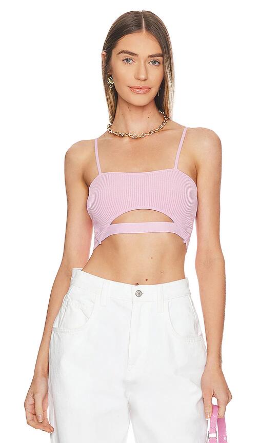 Lovers and Friends Vivi Bra Knit Top in Lavender Cover