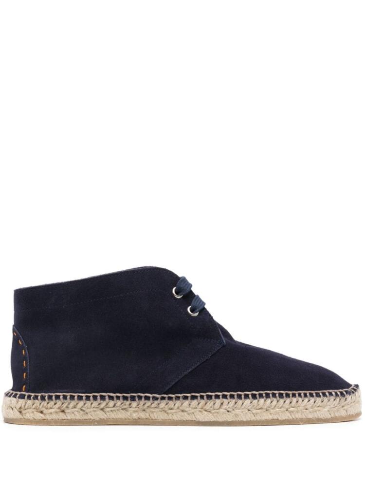 Scarosso Mojave suede espadrilles - Blue Cover