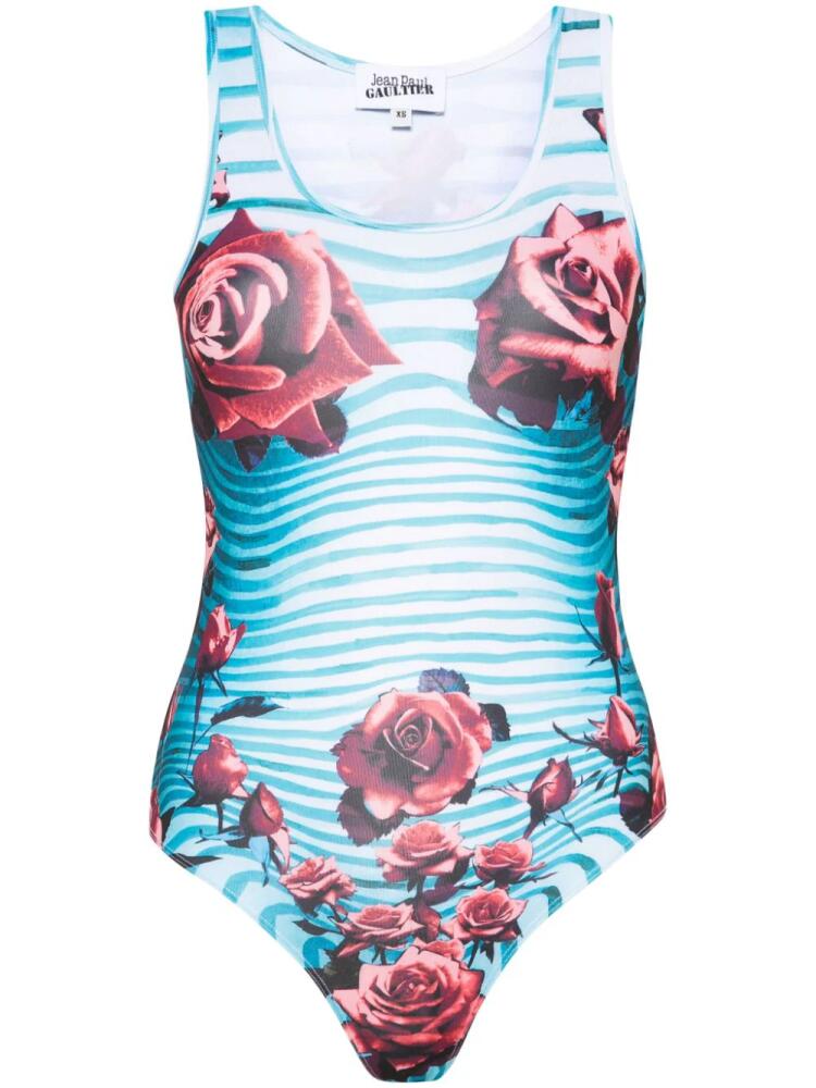 Jean Paul Gaultier The Flower Body Morphing bodysuit - Blue Cover