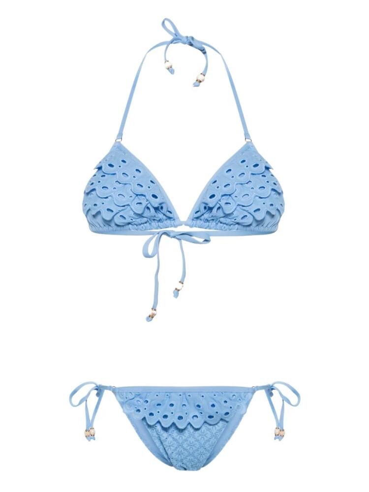 TWINSET broderie-anglaise bikini - Blue Cover