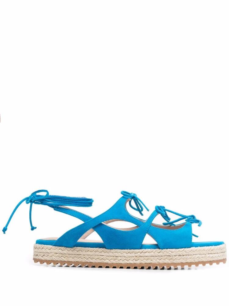 Scarosso Sweet Lace sandals - Blue Cover