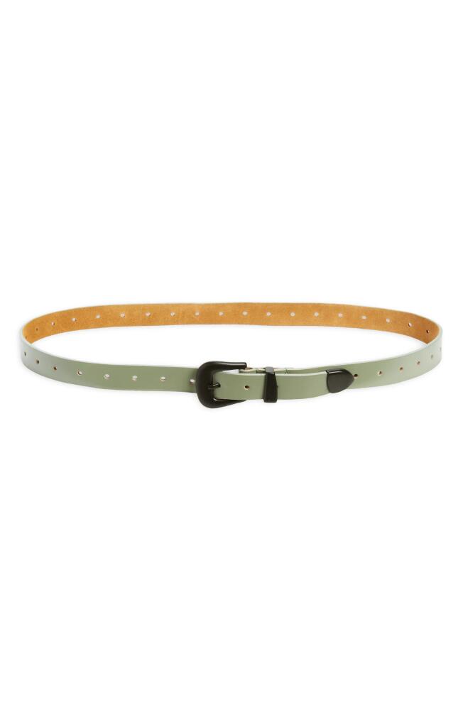 Ada London Leather Belt in Chia Cover