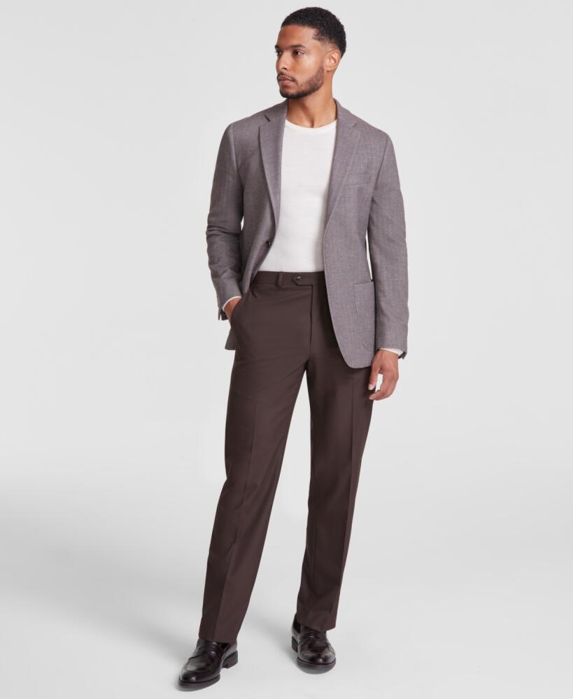 Michael Kors Men's Classic Fit Performance Dress Pants - Tobacco Cover