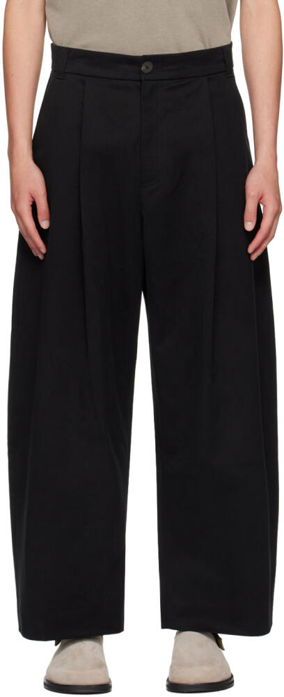 Studio Nicholson Black Sorte Trousers Cover