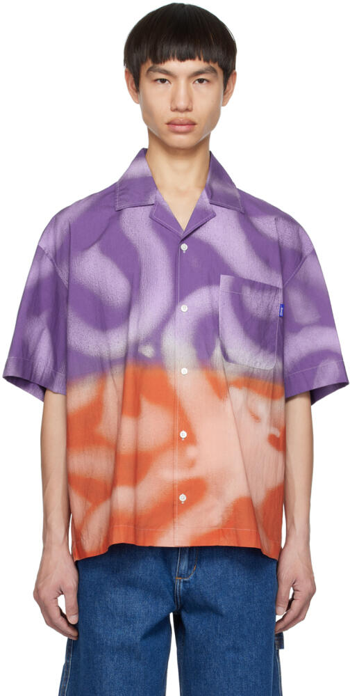 Awake NY Purple & Orange Dip-Dyed Shirt Cover