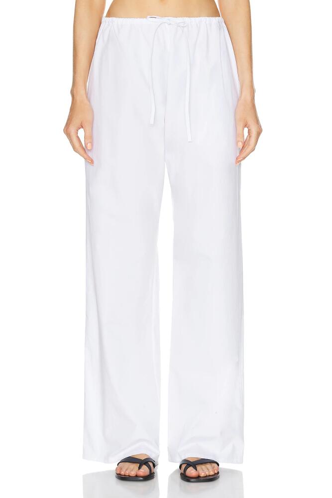 Matteau Drawcord Pant in White Cover