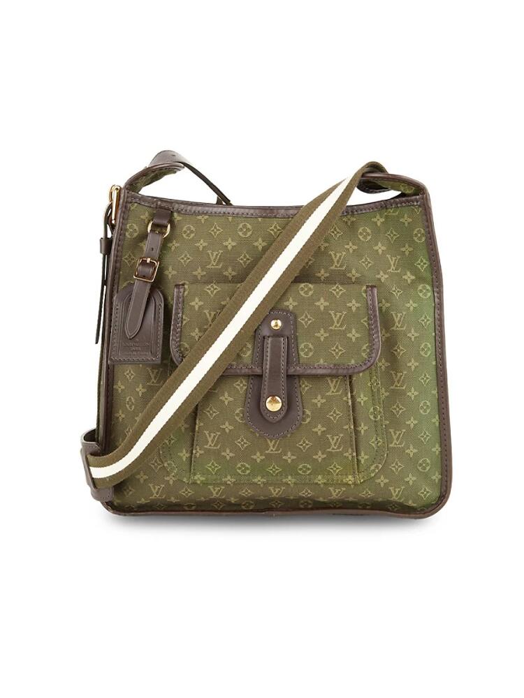 Louis Vuitton Women's Monogram Canvas Shoulder Bag - Green Cover