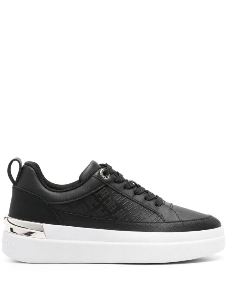 Tommy Hilfiger Lux Court leather sneakers - Black Cover