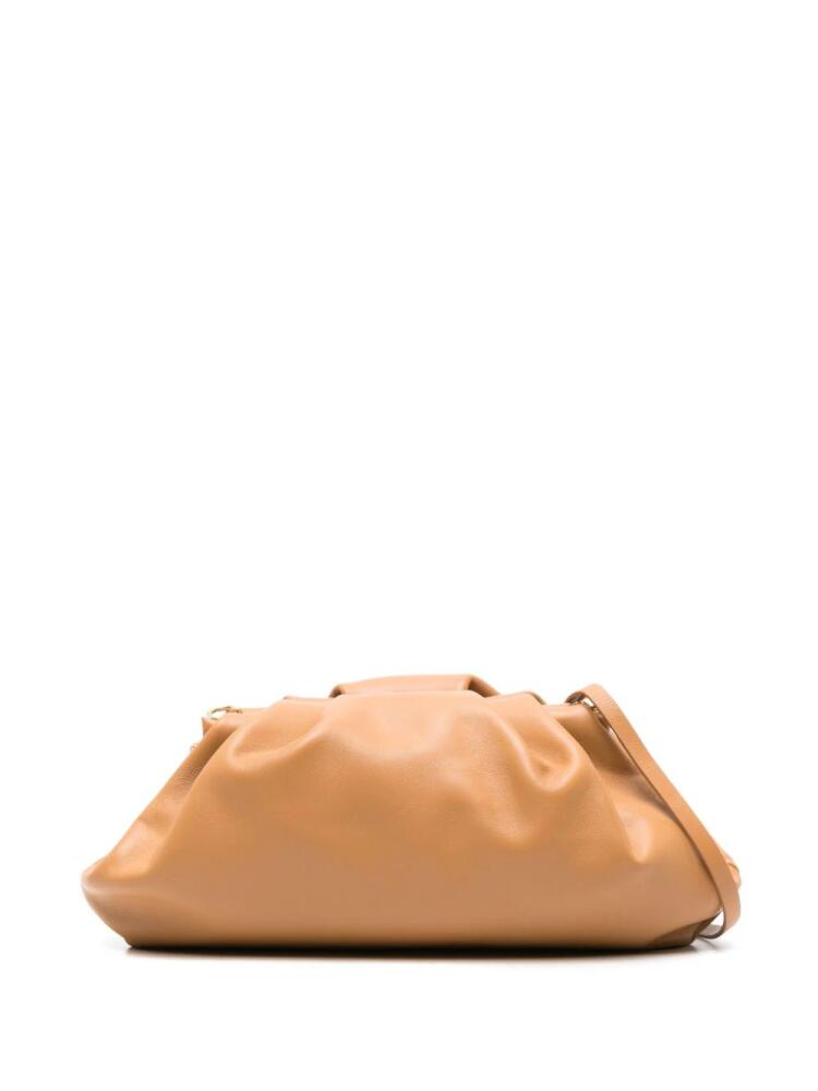 Fabiana Filippi Minaudière leather crossbody bag - Brown Cover