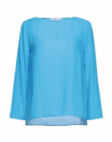 Twenty Easy By Kaos Woman Top Azure Polyester Cover