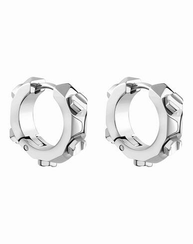 Philipp Plein The Plein Cuff Hoop Earrings Woman Earrings Silver Stainless Steel Cover