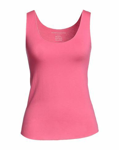 Majestic Filatures Woman Tank top Fuchsia Viscose, Elastane Cover