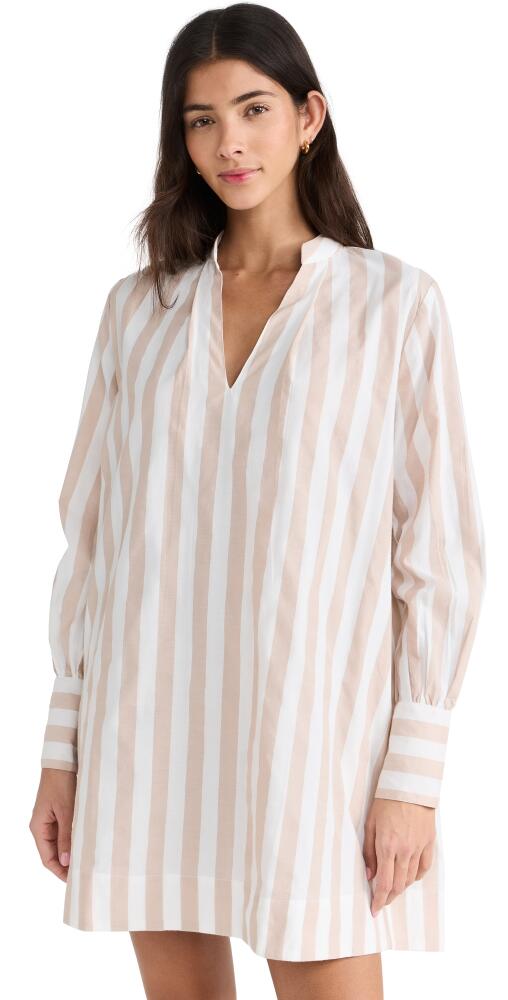 Mille Edie Tunic Dress Cappuccino Stripe Cover