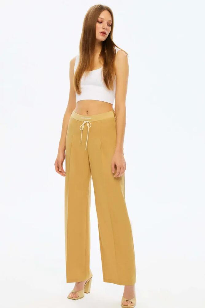 Nocturne Ribbed Pants in Camel Cover