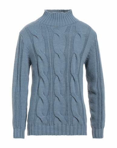 Bomboogie Man Turtleneck Pastel blue Acrylic, Wool Cover