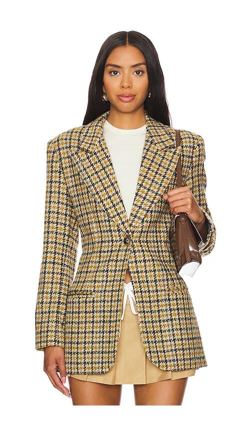 Smythe Tailored Boyfriend Blazer in Beige Cover