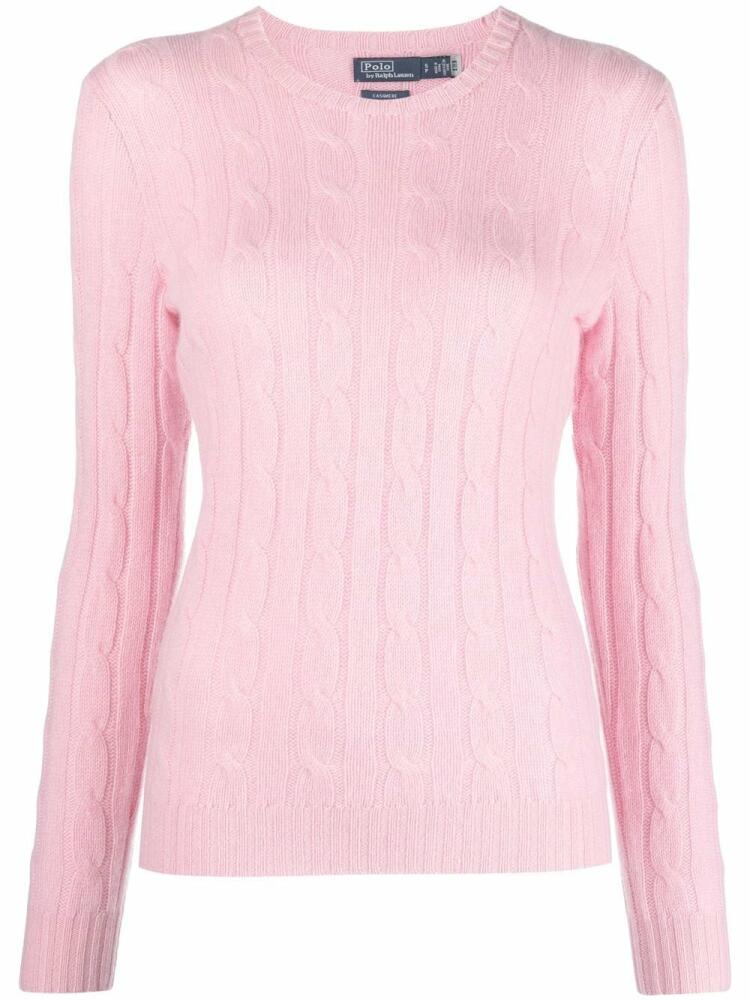 Polo Ralph Lauren cable-knit cashmere jumper - Pink Cover