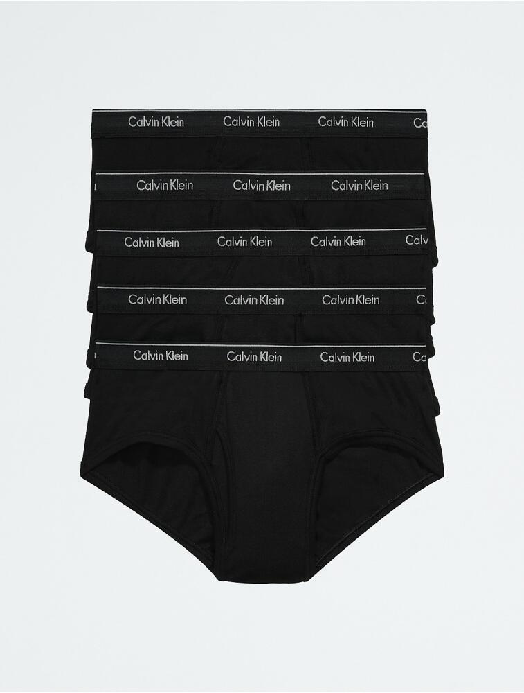 Calvin Klein Men's Cotton Classics 5-Pack Hip Brief - Black Cover