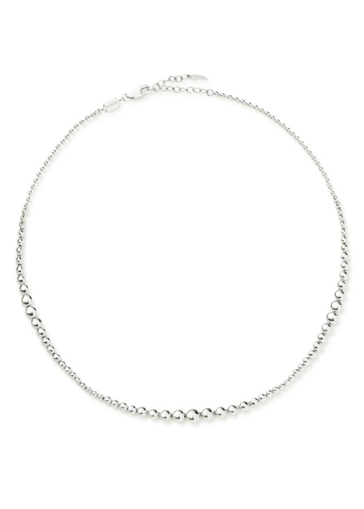 Missoma Articulated Rhodium-plated Choker - Silver Cover