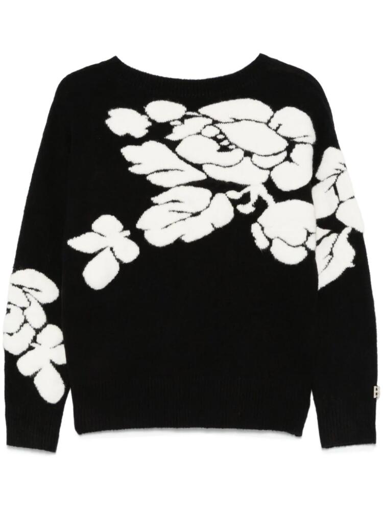 Blugirl floral-jacquard sweater - Black Cover