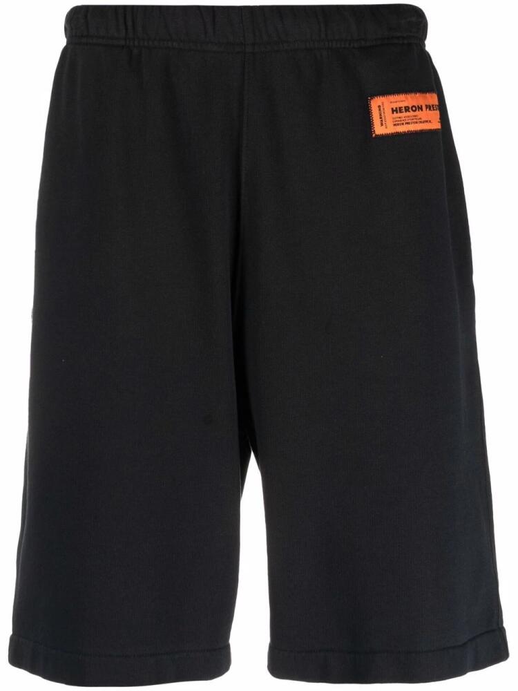 Heron Preston recycled cotton track shorts - Black Cover