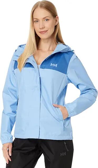 Helly Hansen Vancouver Rain Jacket (Bright Blue) Women's Clothing Cover