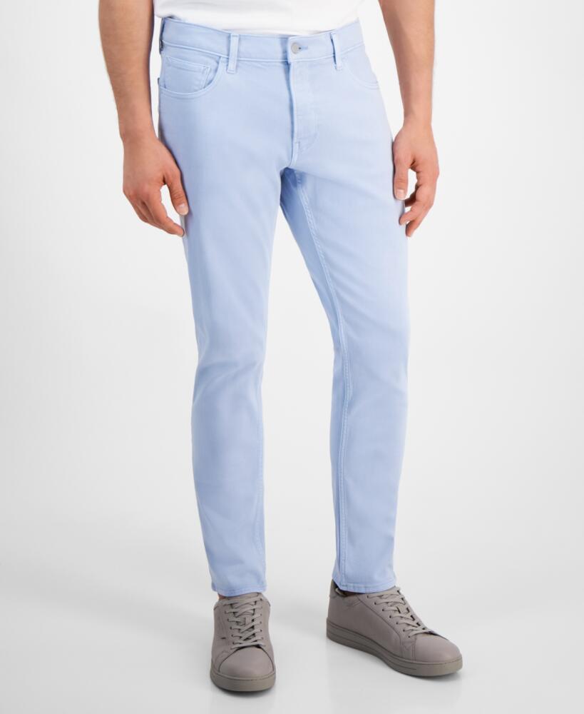 Michael Kors Men's Five-Pocket Pigment Dyed Jeans - Pastel Blue Cover