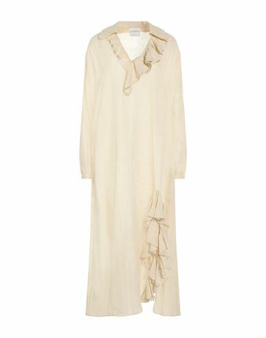 Ballantyne Woman Maxi dress Beige Linen Cover