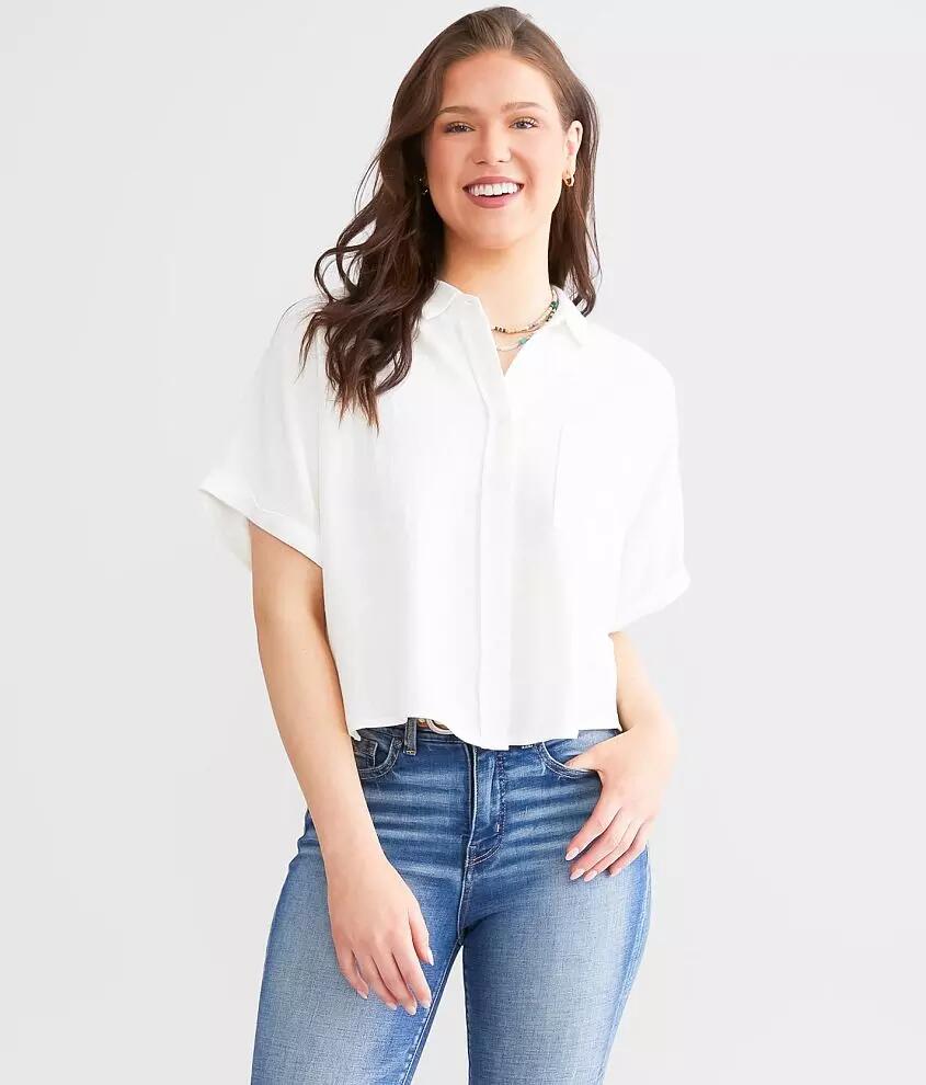 Hyfve Too Shy Cropped Boxy Top Cover