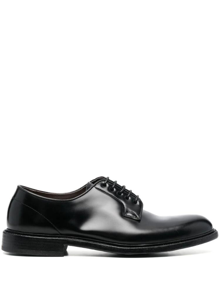 Cenere GB lace-up leather Oxford shoes - Black Cover