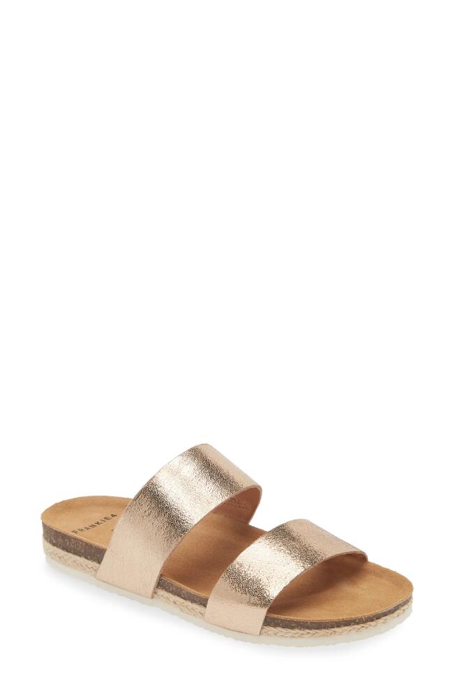 FRANKIE4 Maria III Slide Sandal in Rose Gold Cover