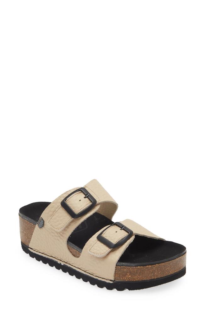 On Foot 1100 Naoshima Sandal in Beige Cover