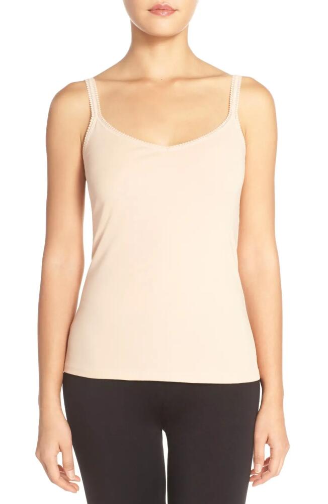 On Gossamer Reversible Stretch Cotton Camisole in Champagne Cover