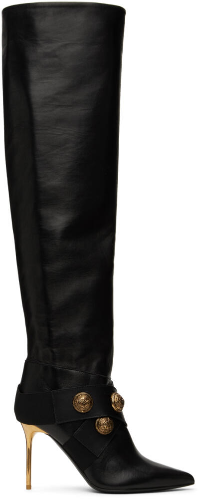 Balmain Black Alma Boots Cover