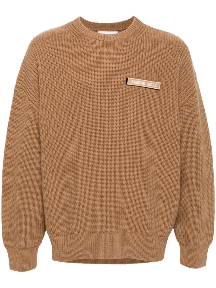 Marine Serre merino sweater - Neutrals Cover