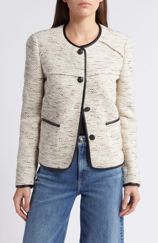 rag & bone Mirabelle Cotton Blend Tweed Jacket in Ivory Cover