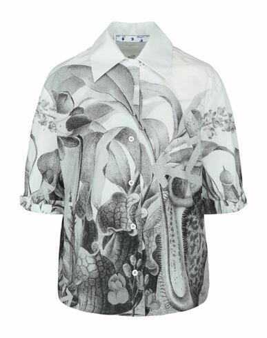 Off-white Botanical Bowling Shirt Woman Shirt Multicolored Cotton Cover