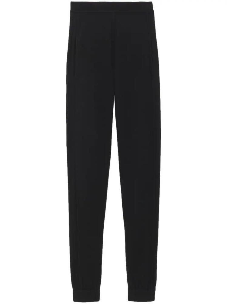 Saint Laurent high-waisted cashmere leggings - Black Cover