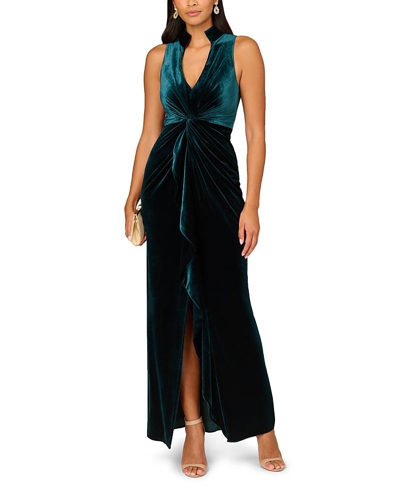 Aidan Mattox Velvet Gown Cover